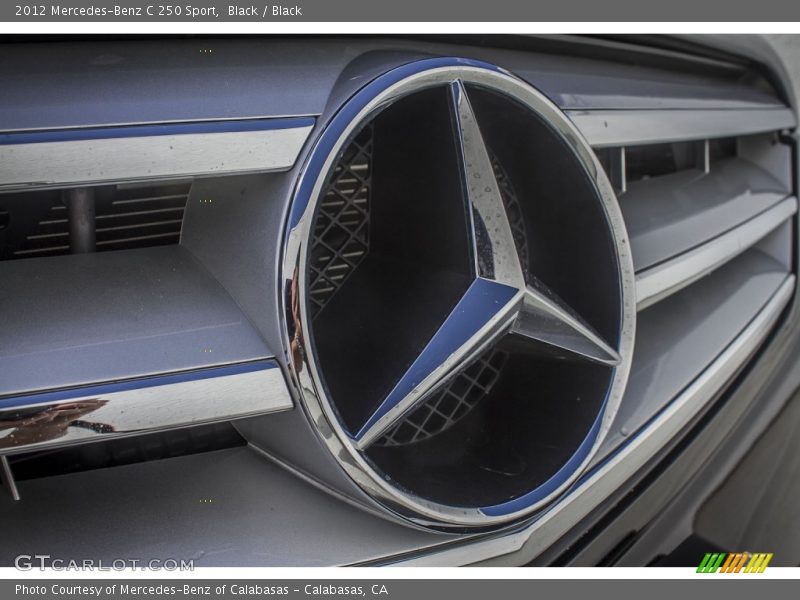 Black / Black 2012 Mercedes-Benz C 250 Sport