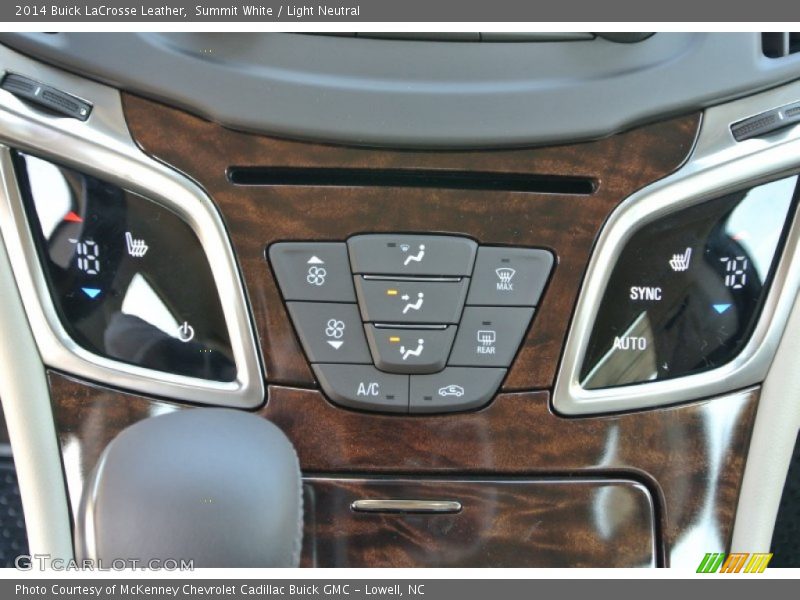 Summit White / Light Neutral 2014 Buick LaCrosse Leather