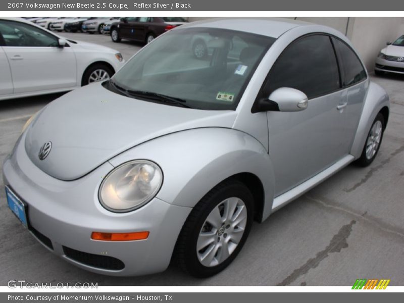 Reflex Silver / Black 2007 Volkswagen New Beetle 2.5 Coupe