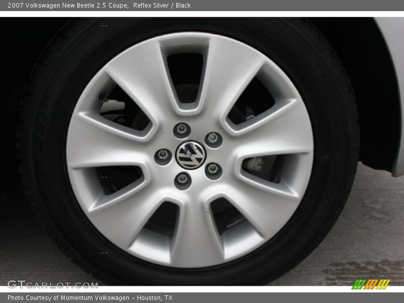 Reflex Silver / Black 2007 Volkswagen New Beetle 2.5 Coupe