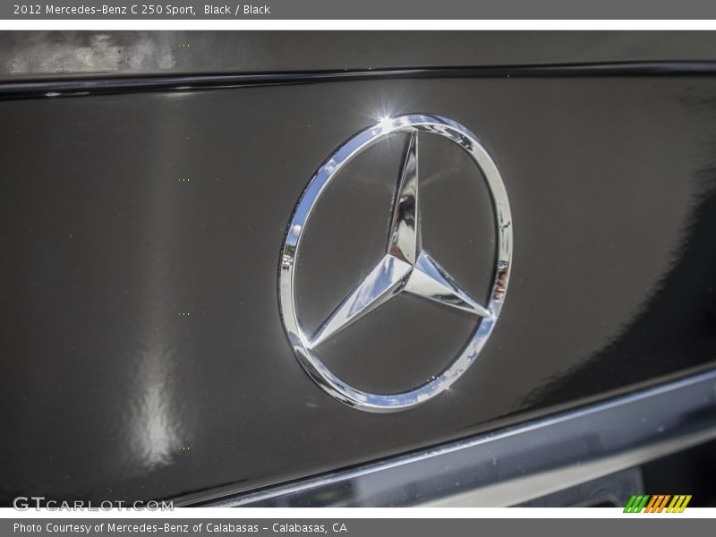 Black / Black 2012 Mercedes-Benz C 250 Sport