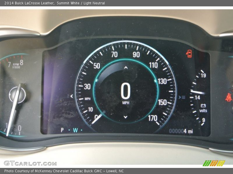 Summit White / Light Neutral 2014 Buick LaCrosse Leather