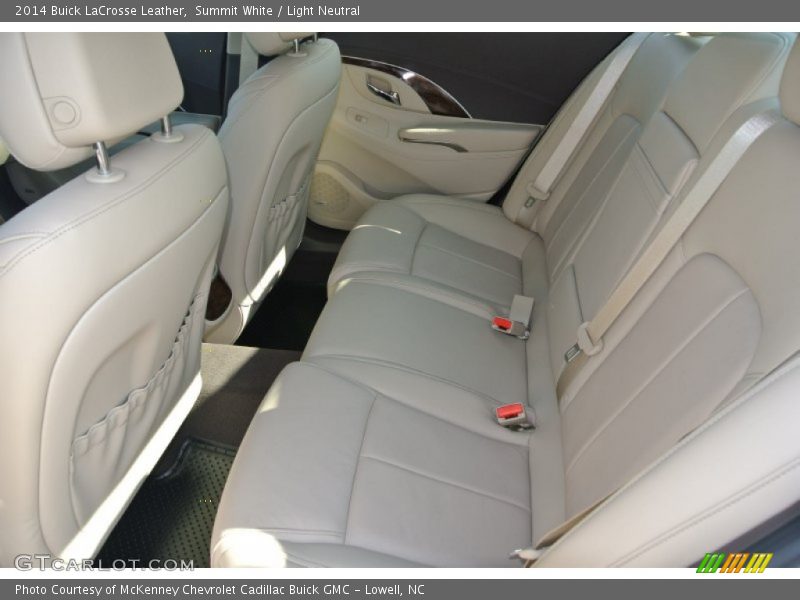 Summit White / Light Neutral 2014 Buick LaCrosse Leather