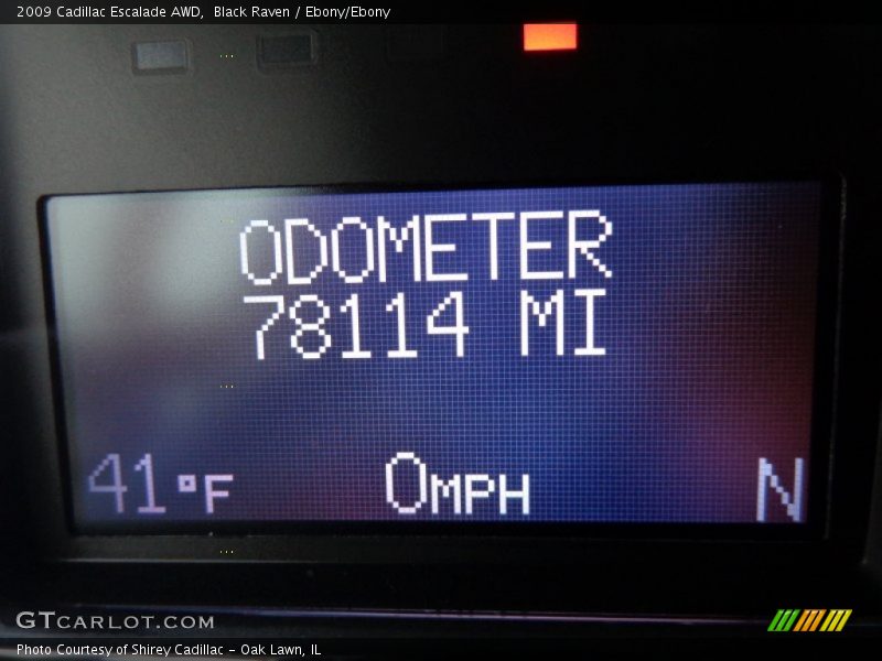 Black Raven / Ebony/Ebony 2009 Cadillac Escalade AWD