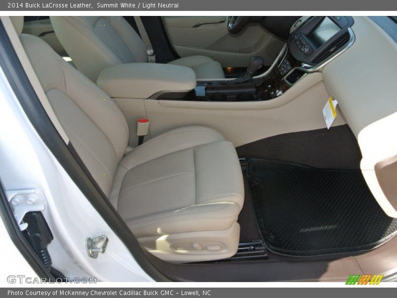 Summit White / Light Neutral 2014 Buick LaCrosse Leather
