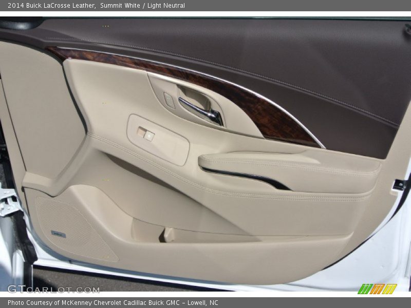 Summit White / Light Neutral 2014 Buick LaCrosse Leather