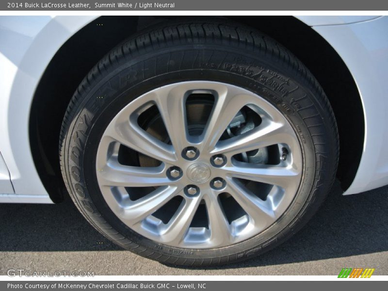 Summit White / Light Neutral 2014 Buick LaCrosse Leather