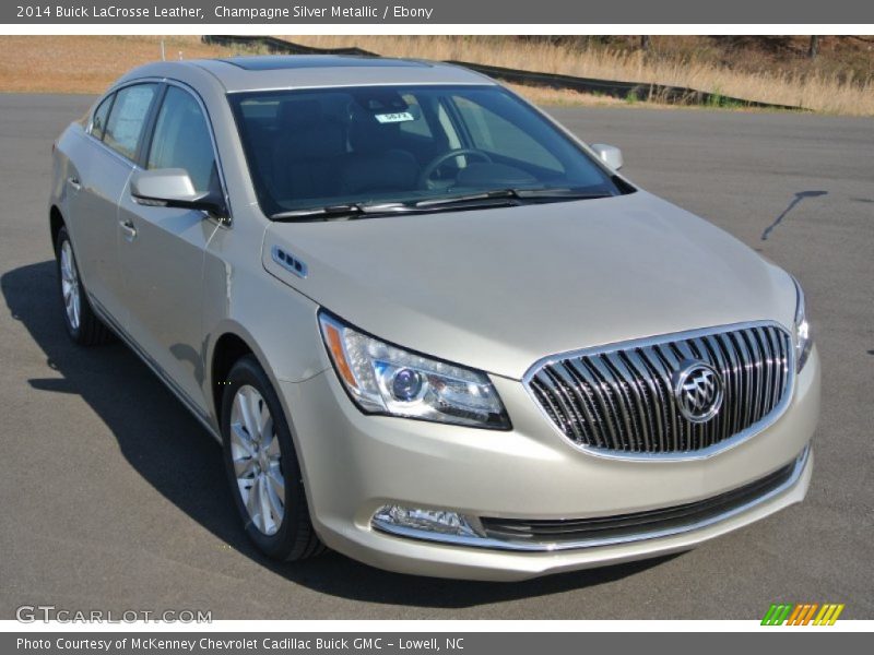 Champagne Silver Metallic / Ebony 2014 Buick LaCrosse Leather
