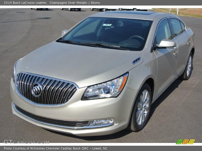 Champagne Silver Metallic / Ebony 2014 Buick LaCrosse Leather
