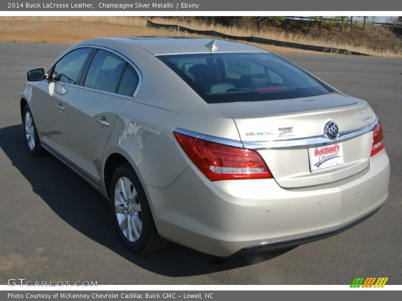 Champagne Silver Metallic / Ebony 2014 Buick LaCrosse Leather