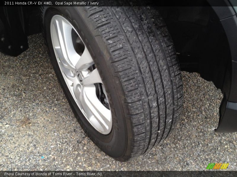 Opal Sage Metallic / Ivory 2011 Honda CR-V EX 4WD