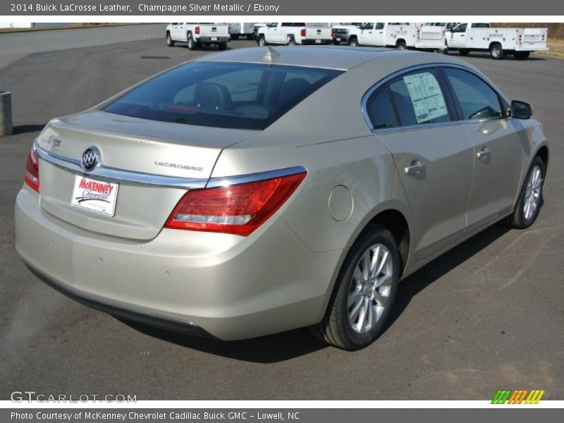 Champagne Silver Metallic / Ebony 2014 Buick LaCrosse Leather