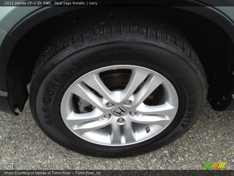 Opal Sage Metallic / Ivory 2011 Honda CR-V EX 4WD