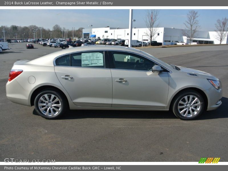 Champagne Silver Metallic / Ebony 2014 Buick LaCrosse Leather