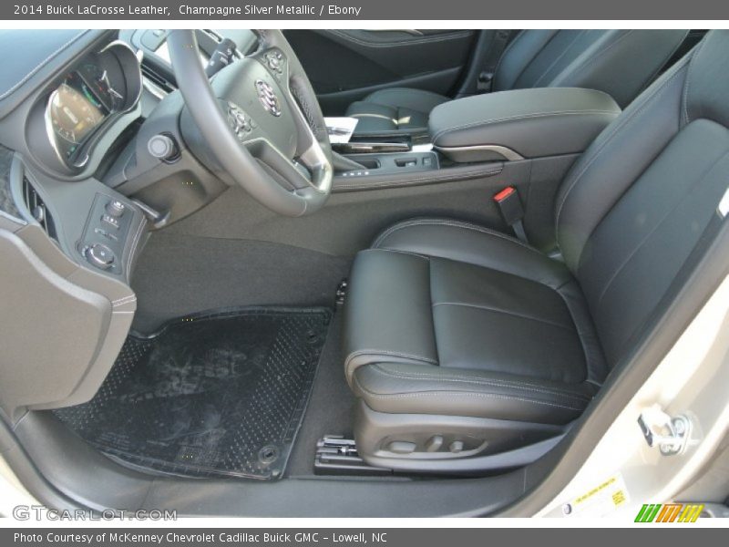 Champagne Silver Metallic / Ebony 2014 Buick LaCrosse Leather