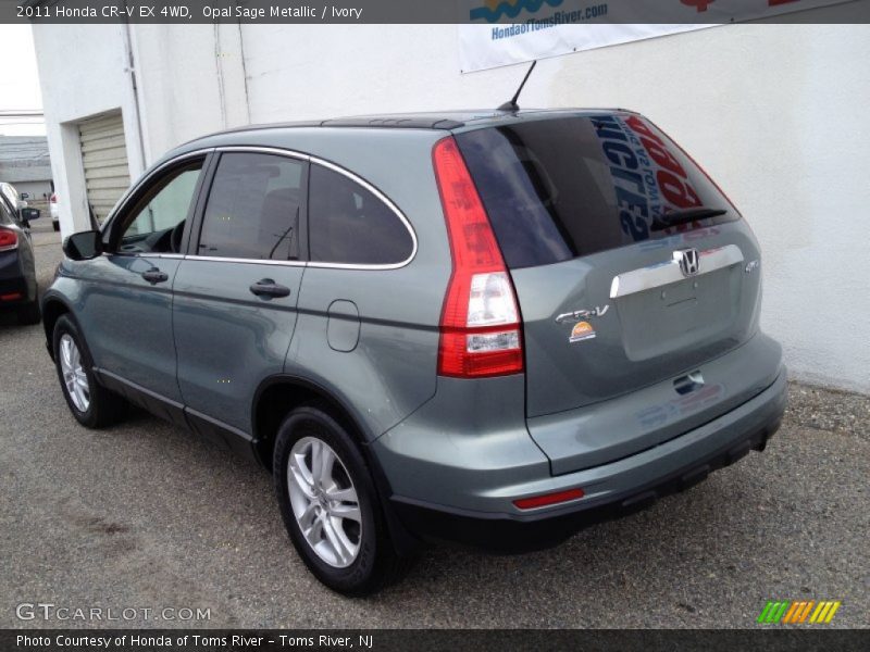 Opal Sage Metallic / Ivory 2011 Honda CR-V EX 4WD