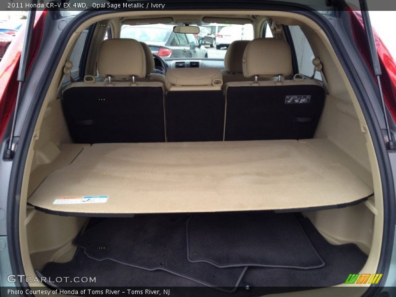 Opal Sage Metallic / Ivory 2011 Honda CR-V EX 4WD