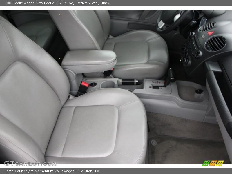 Reflex Silver / Black 2007 Volkswagen New Beetle 2.5 Coupe