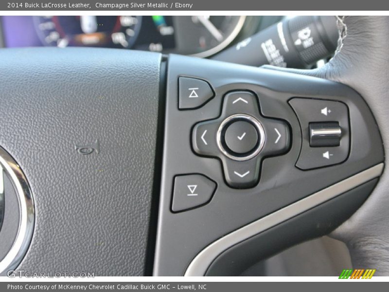 Champagne Silver Metallic / Ebony 2014 Buick LaCrosse Leather