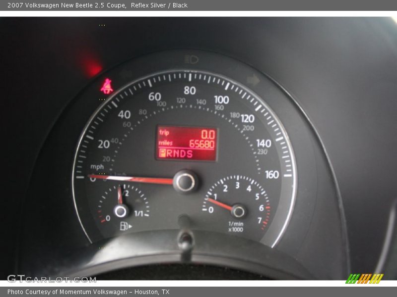 Reflex Silver / Black 2007 Volkswagen New Beetle 2.5 Coupe