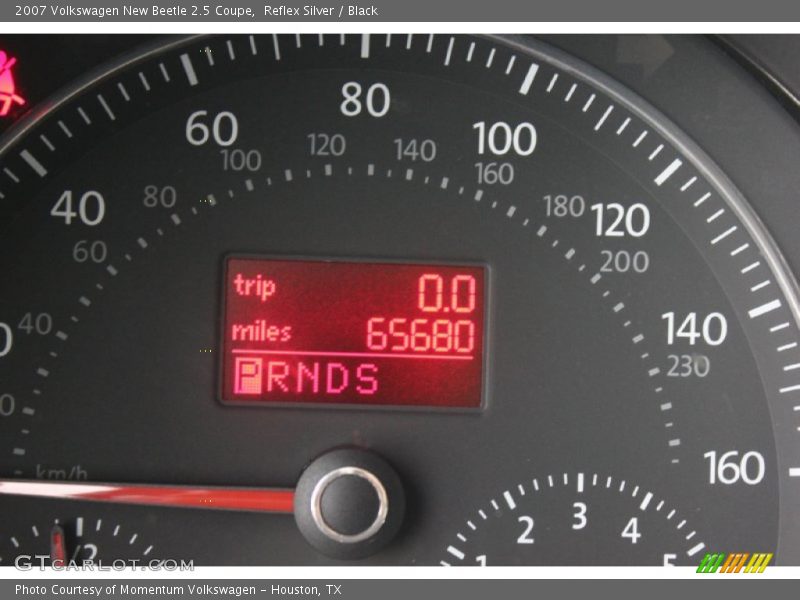 Reflex Silver / Black 2007 Volkswagen New Beetle 2.5 Coupe
