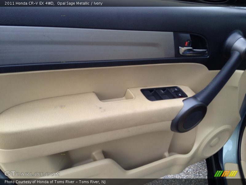 Opal Sage Metallic / Ivory 2011 Honda CR-V EX 4WD
