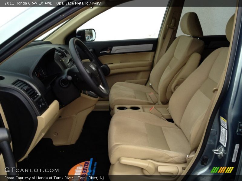 Opal Sage Metallic / Ivory 2011 Honda CR-V EX 4WD