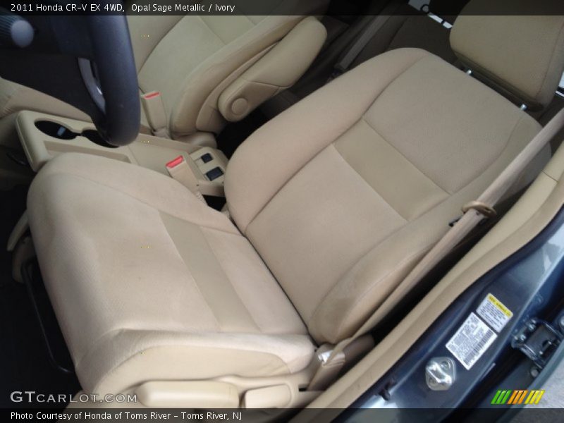 Opal Sage Metallic / Ivory 2011 Honda CR-V EX 4WD