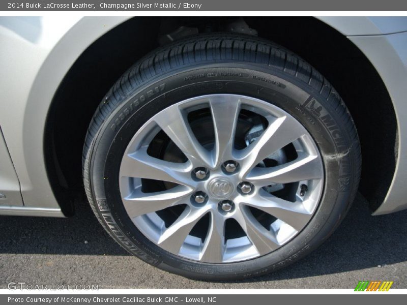 Champagne Silver Metallic / Ebony 2014 Buick LaCrosse Leather