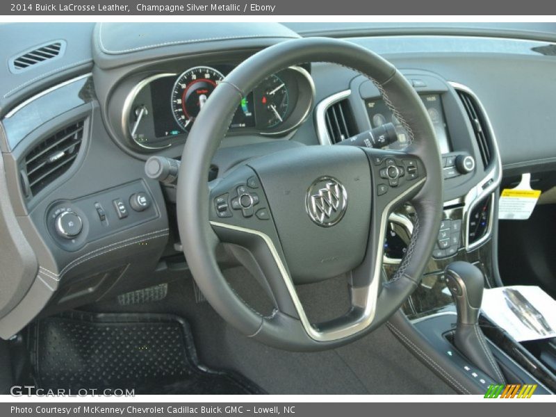 Champagne Silver Metallic / Ebony 2014 Buick LaCrosse Leather