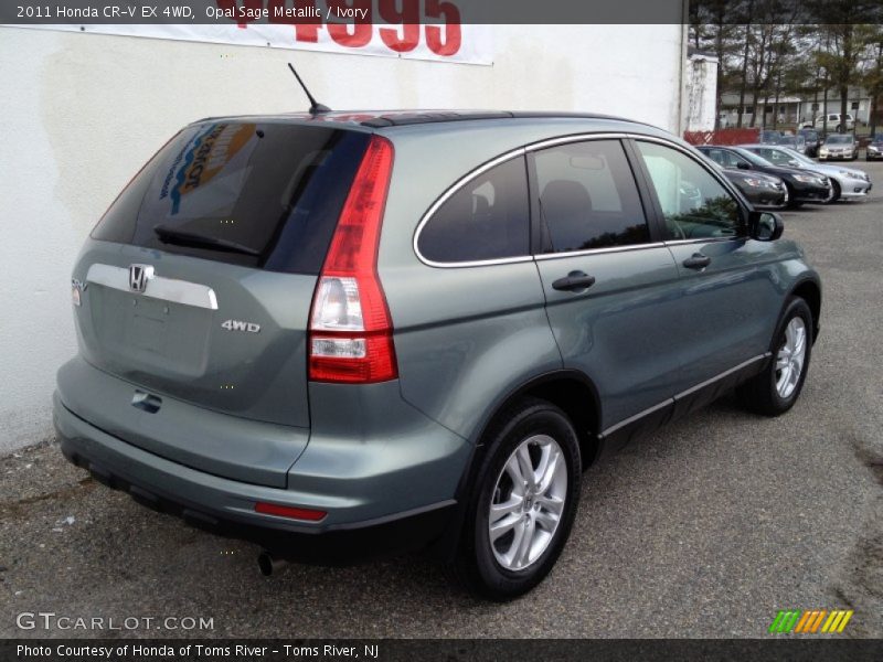 Opal Sage Metallic / Ivory 2011 Honda CR-V EX 4WD
