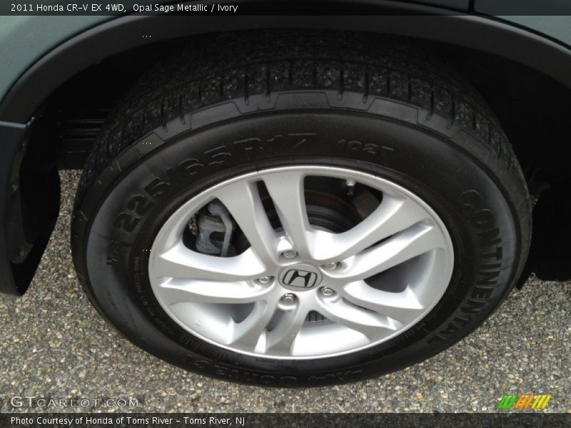 Opal Sage Metallic / Ivory 2011 Honda CR-V EX 4WD