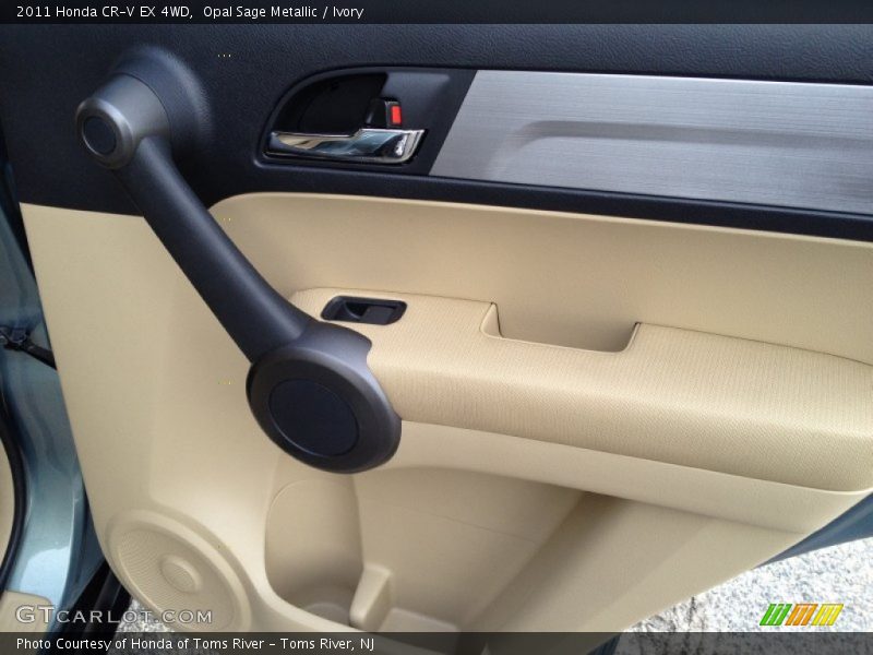 Opal Sage Metallic / Ivory 2011 Honda CR-V EX 4WD