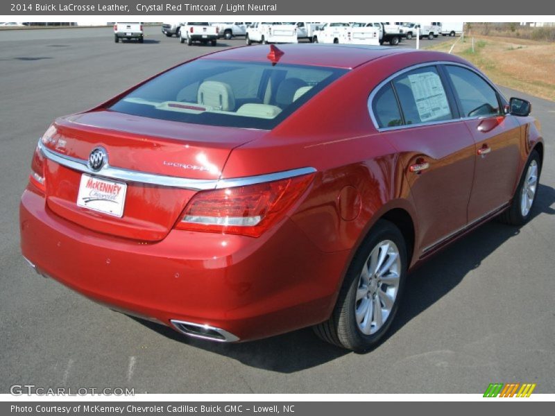 Crystal Red Tintcoat / Light Neutral 2014 Buick LaCrosse Leather