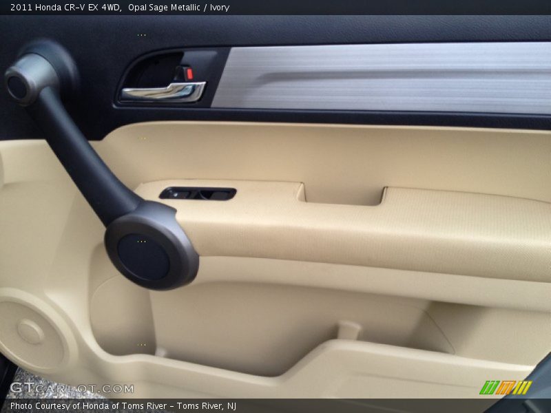 Opal Sage Metallic / Ivory 2011 Honda CR-V EX 4WD
