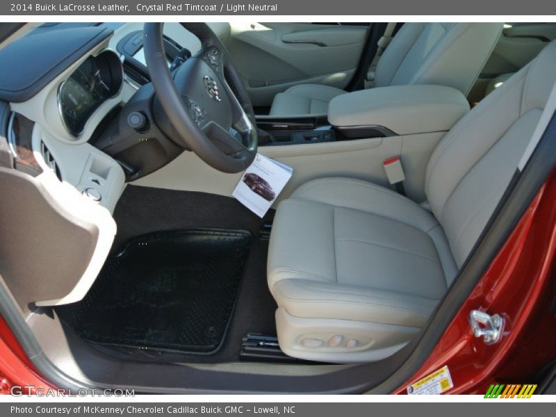 Crystal Red Tintcoat / Light Neutral 2014 Buick LaCrosse Leather