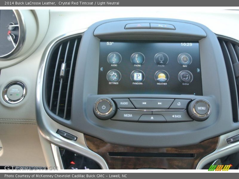 Crystal Red Tintcoat / Light Neutral 2014 Buick LaCrosse Leather