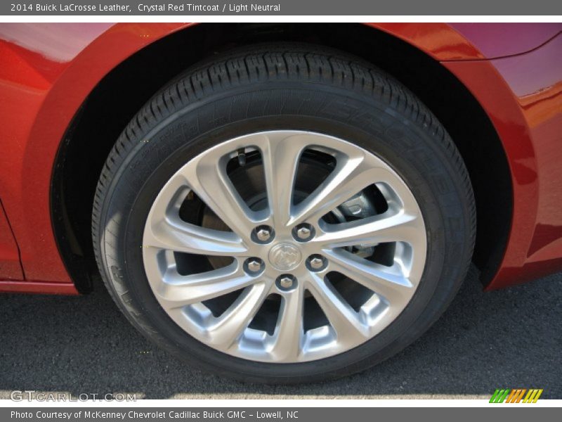 Crystal Red Tintcoat / Light Neutral 2014 Buick LaCrosse Leather