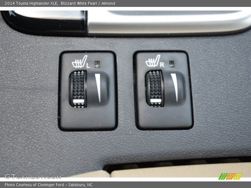 Blizzard White Pearl / Almond 2014 Toyota Highlander XLE