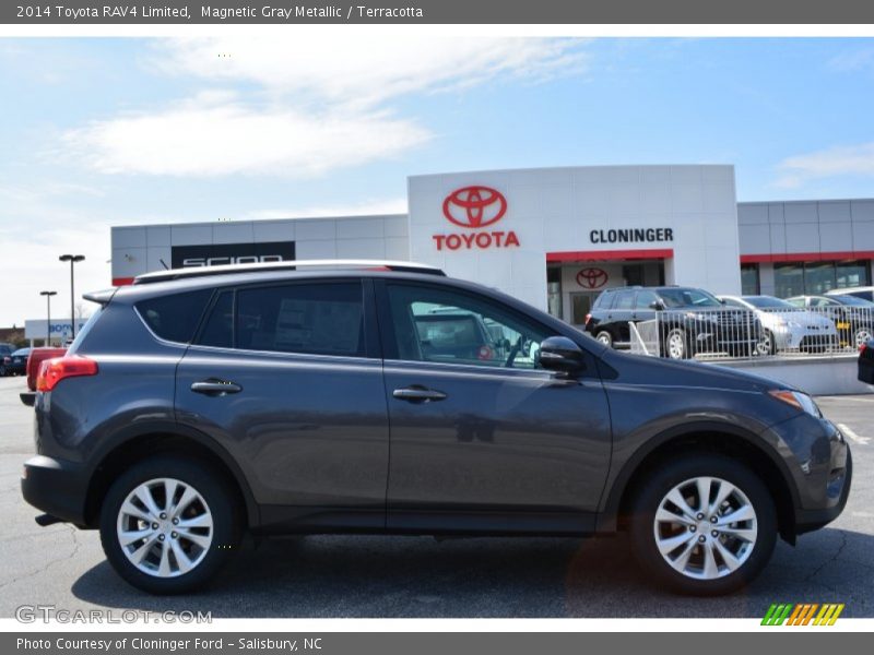 Magnetic Gray Metallic / Terracotta 2014 Toyota RAV4 Limited