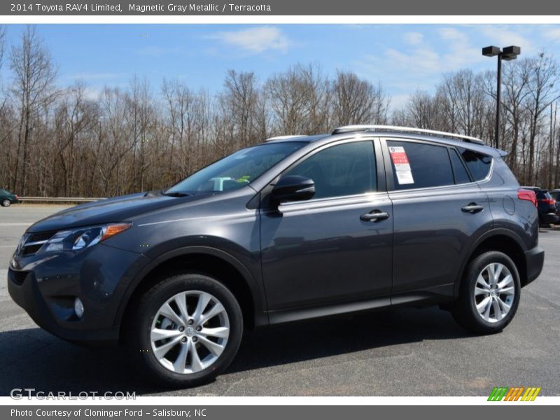 Magnetic Gray Metallic / Terracotta 2014 Toyota RAV4 Limited