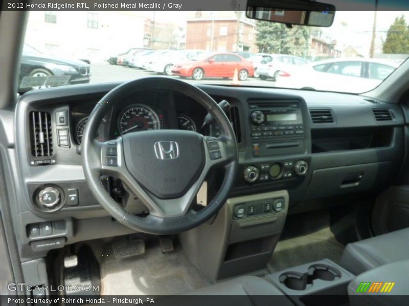 Polished Metal Metallic / Gray 2012 Honda Ridgeline RTL