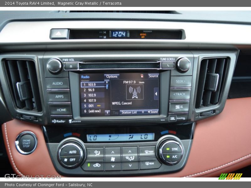 Controls of 2014 RAV4 Limited