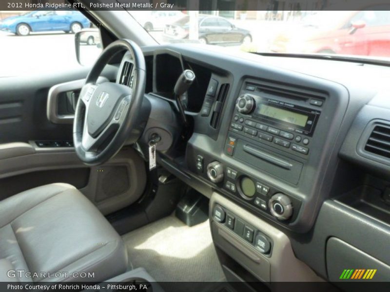 Polished Metal Metallic / Gray 2012 Honda Ridgeline RTL