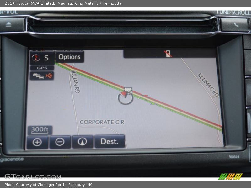 Navigation of 2014 RAV4 Limited