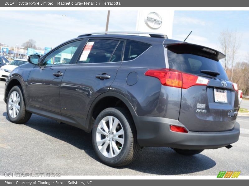 Magnetic Gray Metallic / Terracotta 2014 Toyota RAV4 Limited