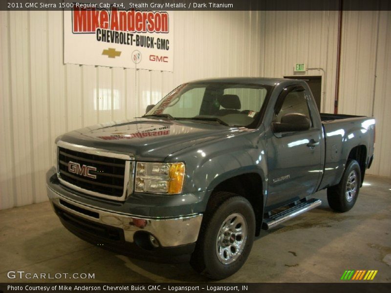 Stealth Gray Metallic / Dark Titanium 2011 GMC Sierra 1500 Regular Cab 4x4