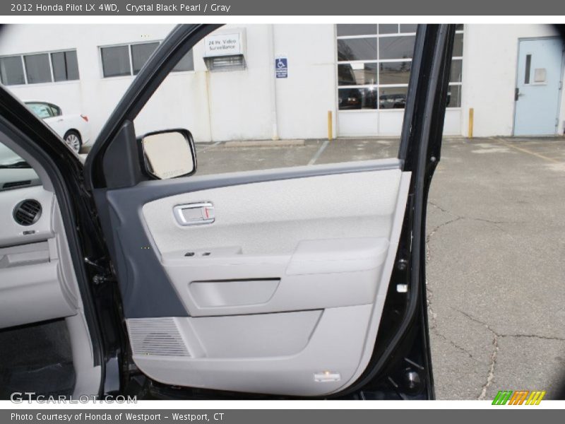 Crystal Black Pearl / Gray 2012 Honda Pilot LX 4WD