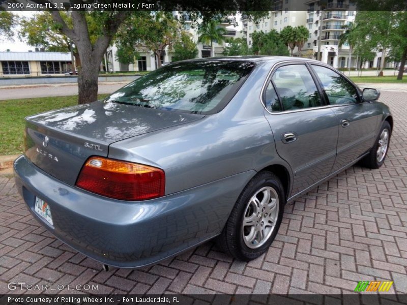 Laguna Green Metallic / Fern 2000 Acura TL 3.2