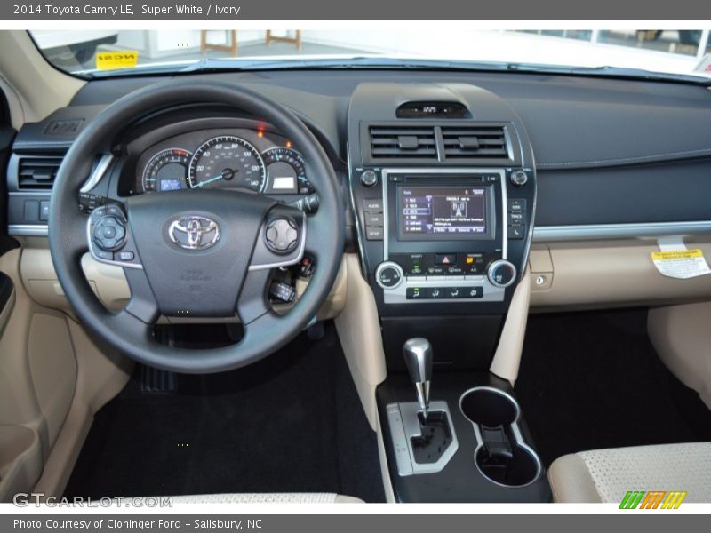 Super White / Ivory 2014 Toyota Camry LE